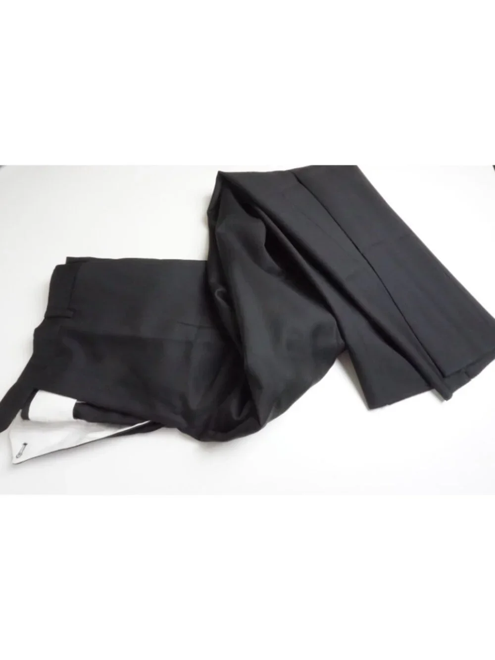 Burberry London Solid Black Wool 2 Pc Suit Jacket Pants Sz 40R BRAND NEW